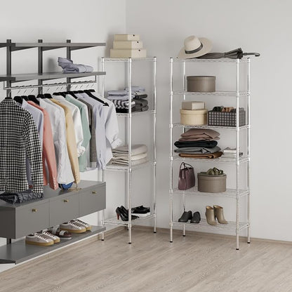 14" Deep x 30" Wide x 74" Height Wire Shelving Kit | 6-Tier | NSF Commercial - Image 7