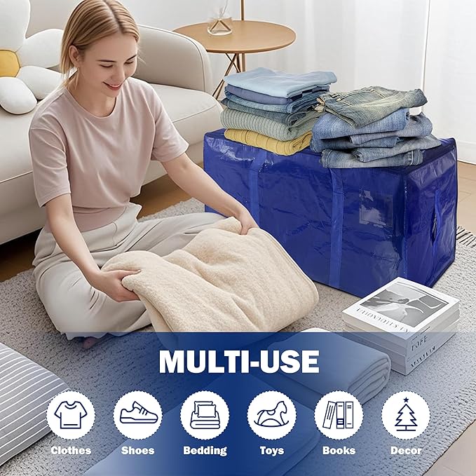 8 Pack Extra Heavy Duty Large Moving Bags - Image 5