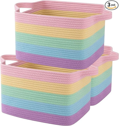OIAHOMY Storage Basket, Woven Baskets by MasterofSpaceOptimization