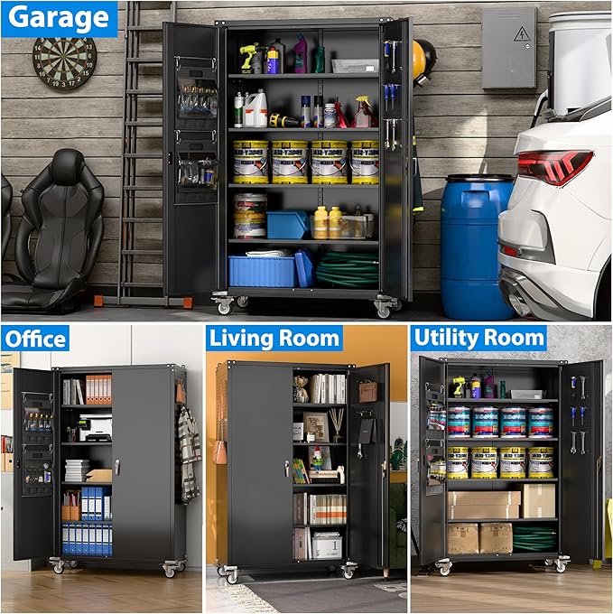 2025 Upgraded Wide & Deep Garage Storage Cabinet - Image 6