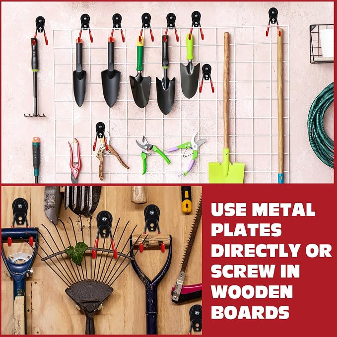 Landhoow Large Magnetic Hooks Heavy Duty Garage Magnet Hooks Strong Storage - Image 6