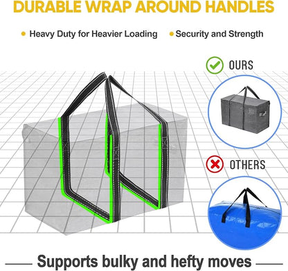 VENO 8 Pack Moving Bags and Large Christmas Storage Bins - Image 5