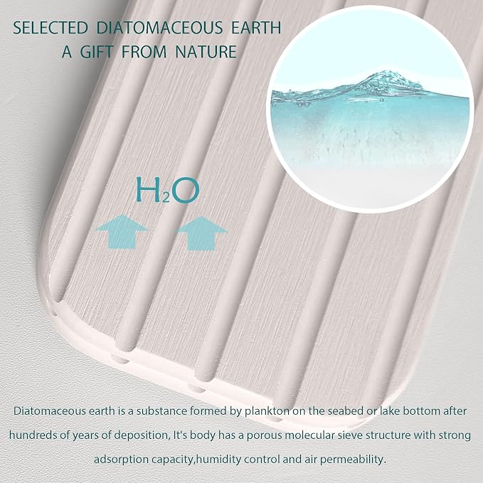 20inch x 4inch Kitchen Sink Faucet Mat, Water Absorbing Stone Faucet Splash - Image 7