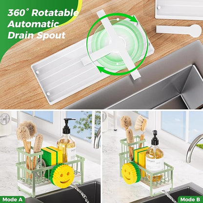Sponge Holder for Kitchen Sink, Sink Caddy - Image 4