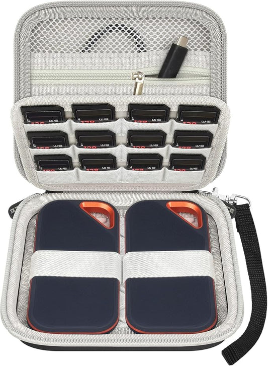 Case Compatible with SanDisk 1TB 2TB 4TB 500GB 8TB by paiyule