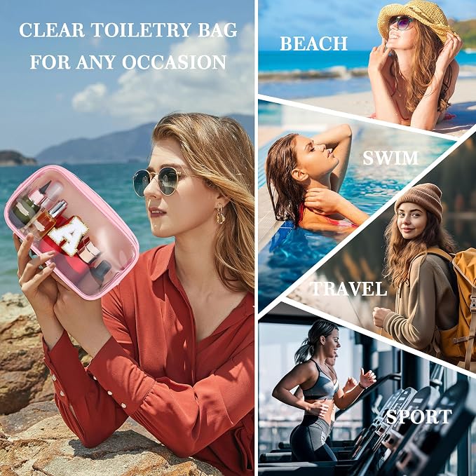 YOOLIFE Birthday Gifts for Her | Travel Clear Makeup Bag Toiletry Bag, Make up - Image 3