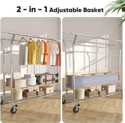 HOKEEPER Clothing Rack Heavy Duty Clothes Rack - Image 3