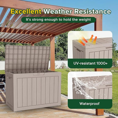 DRATO 45 Gallon Deck Box, Outdoor Storage Box - Image 5