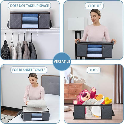VENO 3 Pack Medium Clothes Storage Bag Organizer - Image 3
