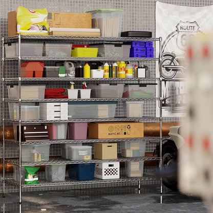 24" Deep x 72" Wide x 74" Height Wire Shelving Kit | 8-Tier | NSF Commercial - Image 6