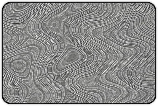 Brushed Metal Texture Desk Mat by Unknown