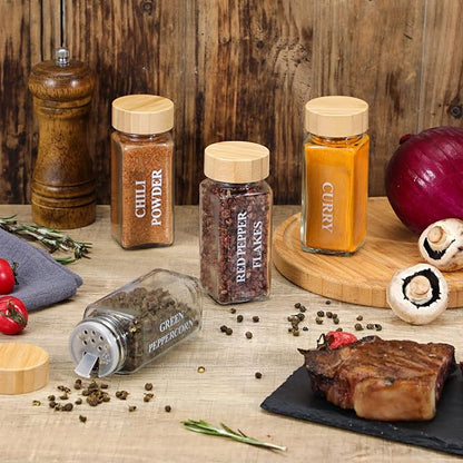 NETANY 36 Pcs Glass Spice Jars - Image 4