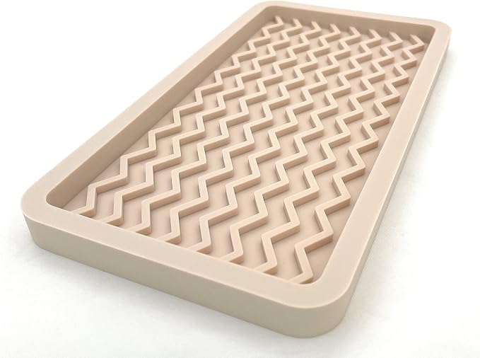 Happitasa Silicone Kitchen Sink Organizer Tray, Sponge Holder and Countertop by Happitasa