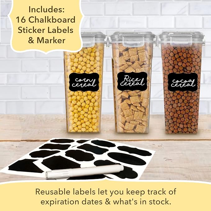 Simply Gourmet Airtight Cereal Containers - Image 7