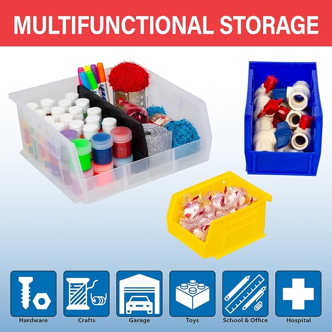Akro-Mils 30230 AkroBins Plastic Storage Bins, Space-Saving Stackable Bins - Image 3
