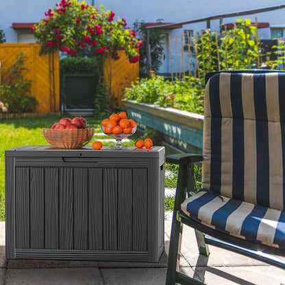 45 Gallon Outdoor Deck Box, Storage Lockable Waterproof Patio Furniture - Image 6