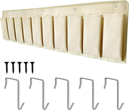 RV Shoe Pockets 10 Pockets Heavy Hanging Bedside Storage Organizer by RVZONE
