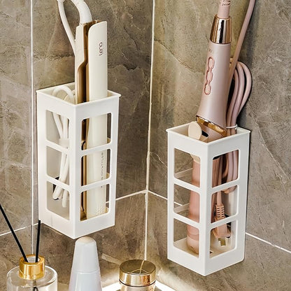 2 Set Hair Tool Organizer Wall Mount, Hanging Bathroom Hair Tool Organizer - Image 8