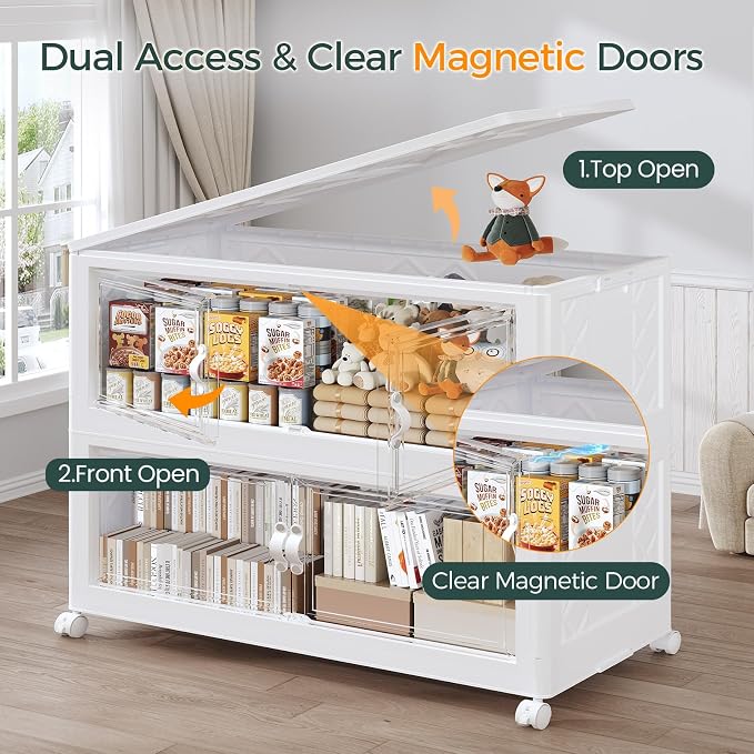 660QT Extra Large Stackable Storage Bins - Image 3