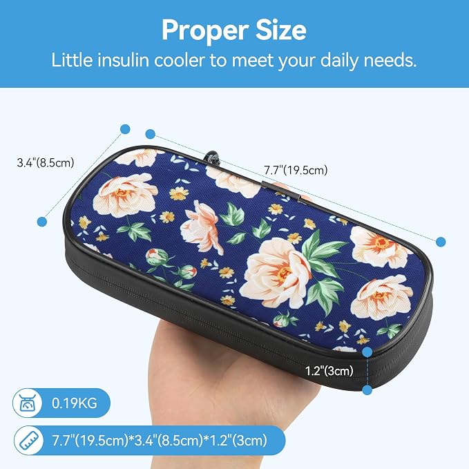 Insulin Cooler Travel Case Diabetic Medication Insulated Cool Organizer - Image 5