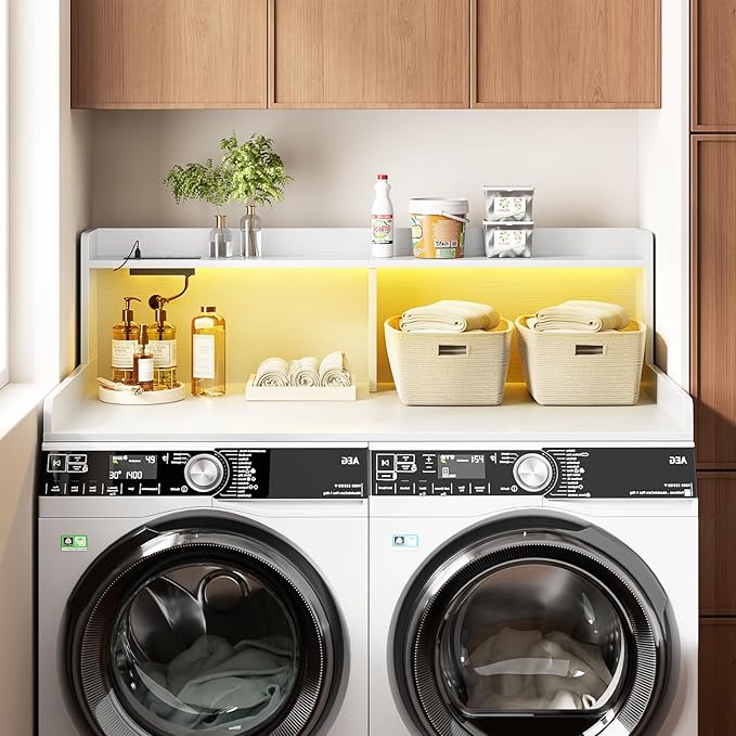 Aheaplus Washer and Dryer Countertop, 2-Tier Laundry Countertop Cover - Image 6