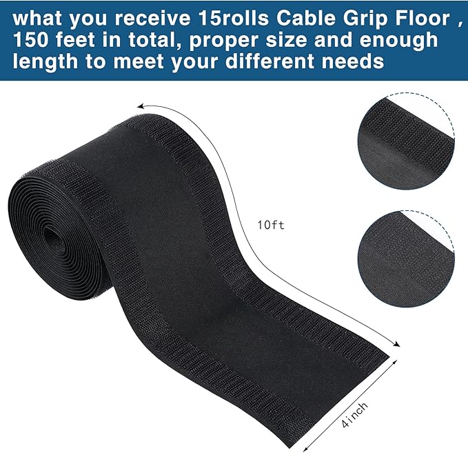 WILLBOND Carpet Cord Cover Cable Protector Floor Cover Cable Protector - Image 2