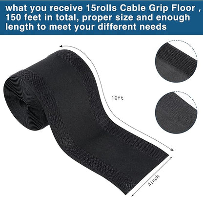 WILLBOND Carpet Cord Cover Cable Protector Floor Cover Cable Protector - Image 2