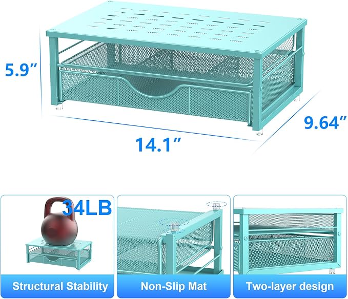 gianotter Computer Monitor Stand Riser, office organizer - Image 5
