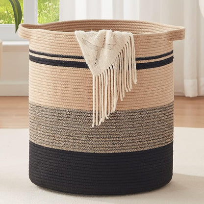 OIAHOMY 80L Laundry Baskets-Laundry Hamper, Storage Basket by MasterofSpaceOptimization