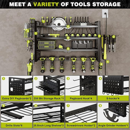 Power Tool Organizer Wall Mount - Image 3