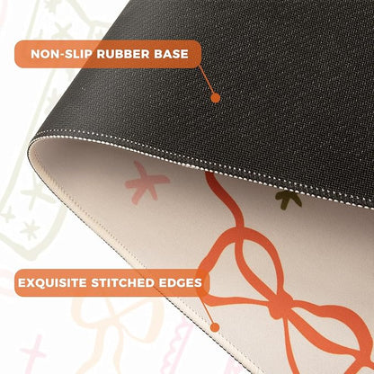 iCasso Desk Mat for Keyboard and Mouse, Large Mouse Pad for Desk, Desk Matt for - Image 4