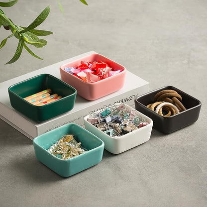 Ceramic Paper Clip Holder for Desk Cute Binder Holder Paperclip Holders for - Image 6