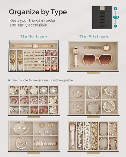 SONGMICS Jewelry Box Organizer - Image 3