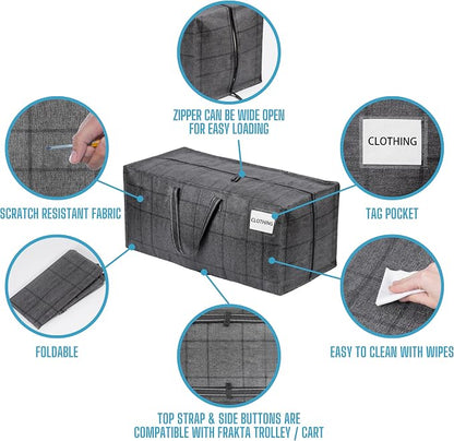 VENO 8 Pack Moving Bags w/Backpack Straps, Heavy Duty, Moving Boxes Alternative - Image 7