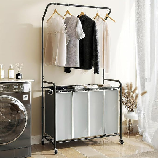 ROMOON Rolling Laundry Basket Organizer by ROMOON