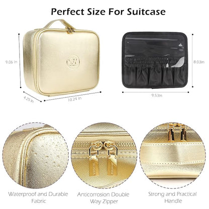 MOMIRA Travel Makeup Bag Cosmetic Bag Makeup Organizer Bag - Image 2