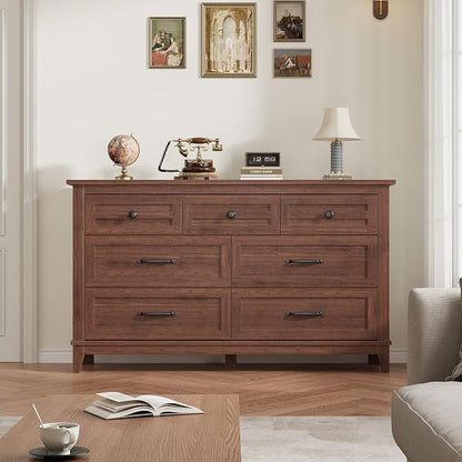 GarveeHome 7 Dresser for Bedroom, 54 in Wide Drawer Dresser - Image 3