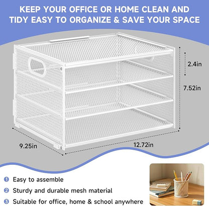 Subekyu Paper Letter Tray Organizer - Image 4