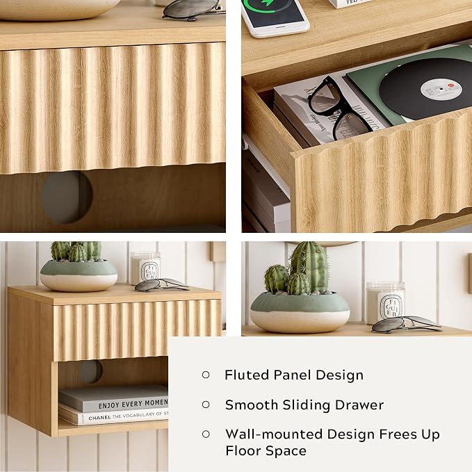Floating Nightstands Set of 2 - Image 4