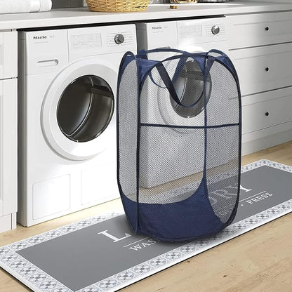 BATTOO Deluxe Strong Mesh Pop up Laundry Hamper Basket - Image 5