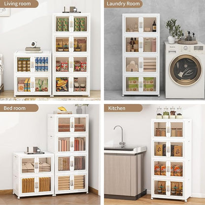 Large Clear Stackable Storage Bins - Image 7