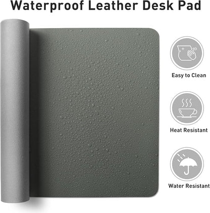 Aothia Leather Desk Pad Protector, Office Desk Mat, Large Mouse Pad, Non-Slip - Image 6