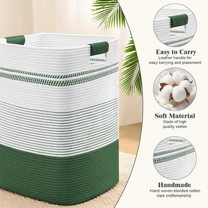 Laundry Hamper, 85L Tall Laundry Basket - Image 6