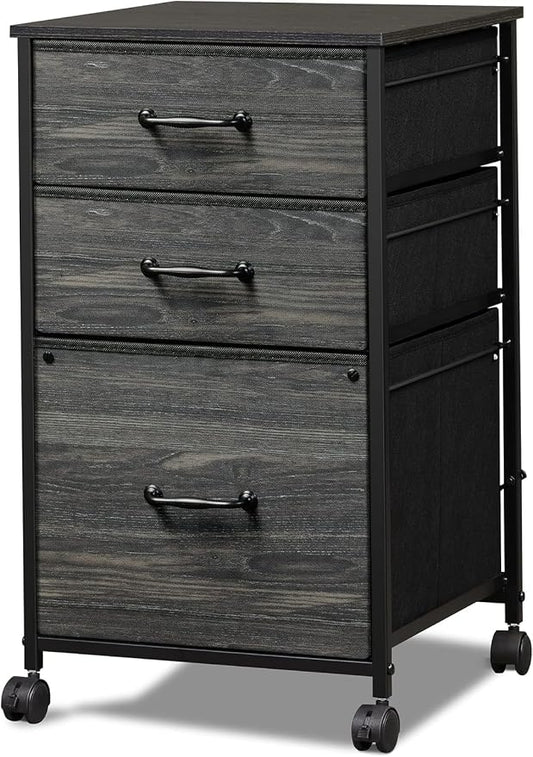 DEVAISE Mobile File Cabinet, Rolling Printer Stand by DEVAISE