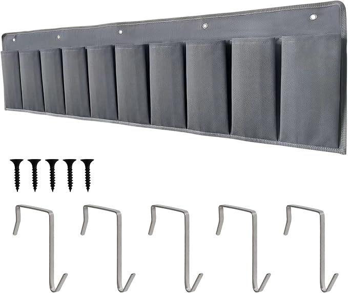 RV Shoe Pockets 10 Pockets Heavy Hanging Bedside Storage Organizer by RVZONE