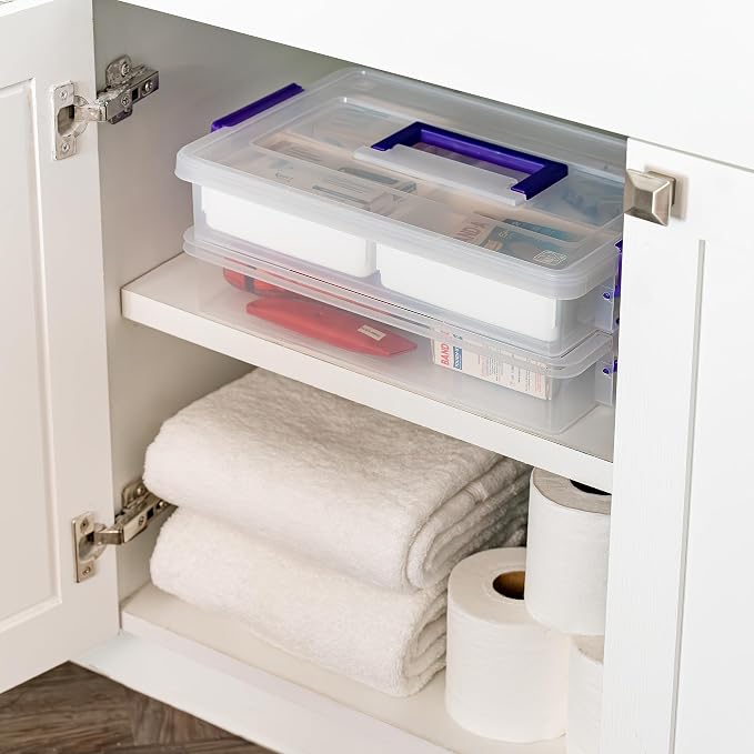 IRIS USA 9 Qt. Plastic Craft Storage Container Bins - Image 8