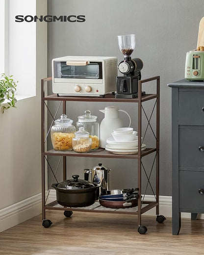 SONGMICS 3-Tier Metal Storage Rack - Image 2