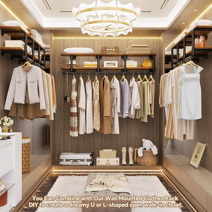 Aheaplus Industrial Pipe Clothes Rack - Image 5