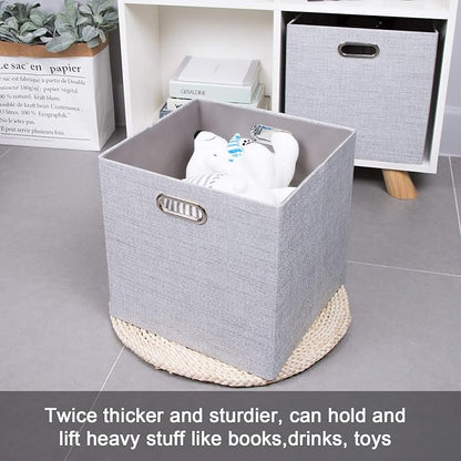 Thicker Fabric Storage Cubes 13 inch Collapsible Storage Bins - Image 7