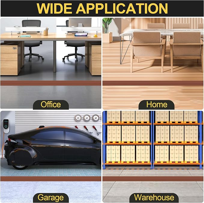 MYFAMIREA 20FT Floor Cord Cover Heavy Duty Cable Cover Protector 3 Channels - Image 7